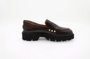 Mocassins van lakleer - Donkerbruin