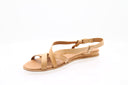 Flat leather sandals - Beige