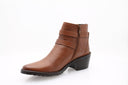 Mid-block heel ankle boots - Brown