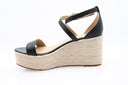 Serena Wedge Sandalen - Zwart