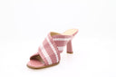 Mid-heel braided leather mules - Gideon