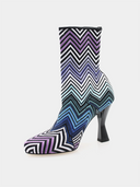 Gea Boot Chevron Wave - Blauw en Paars