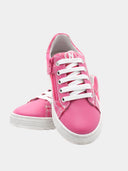 Wildcat Sneaker - Fuchsia & White