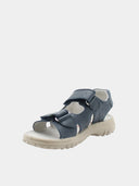 Open kindersandalen met bandjes en blauwe ster - Blauw