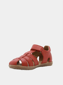 Leather Sandals - Red