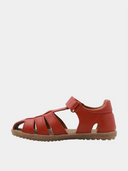 Leather Sandals - Red