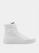 Sneaker van nylon gabardine - Wit
