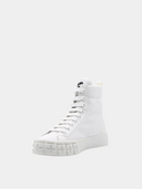 Sneaker van nylon gabardine - Wit
