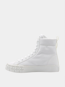 Sneaker van nylon gabardine - Wit