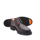 ROBERTO SERPENTINI - Men's Derby in smooth leather - Dark brown