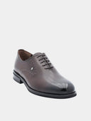 Richelieu en cuir à lacets - Marron foncé