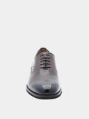 Laced leather Oxfords - Dark brown