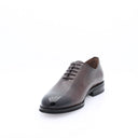 Laced leather Oxfords - Dark brown