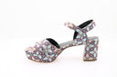Deirdre 70 Sandal - Bleu métallique