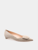 New Aga Ballerina Suede - Smoke