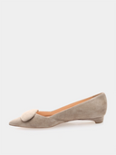 New Aga Ballerina Suede - Smoke
