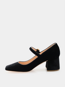 Carmen Mary Jane Velvet - Black