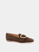 Chesla Loafer Suède - Donkerbruin