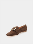 Chesla Suede Loafer - Dark Brown