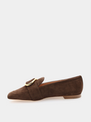 Chesla Suede Loafer - Dark Brown
