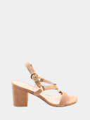 Heeled Sandals - Beige