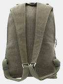Leather Backpack - Military Green