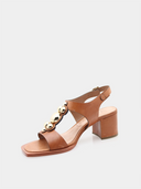 Heeled Sandals - Brown