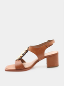Heeled Sandals - Brown