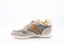 Leather Sneakers - Beige and Grey