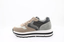 Baskets en daim - Beige et Gris