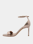 Amber 85 Sandal - Metallic rose