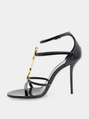 Cassandra 100 Sandal - Black/Gold