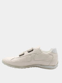 Children's Low-Top Velcro Trainers - Light Beige