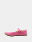 Kinderballerina's met bandje - Fuchsia