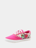 Children's low-top lace-up sneakers - Pink